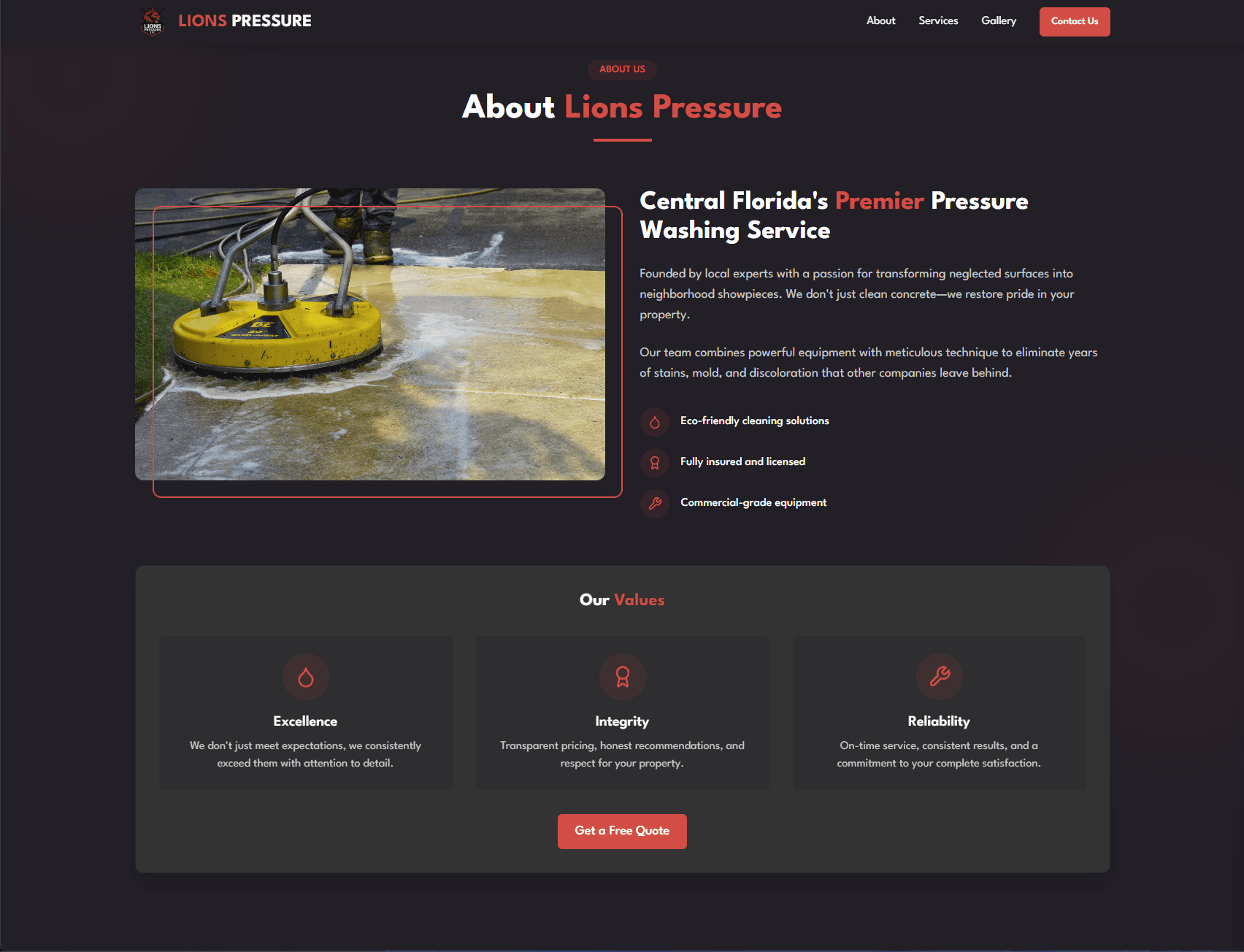 Lions Pressure Washing