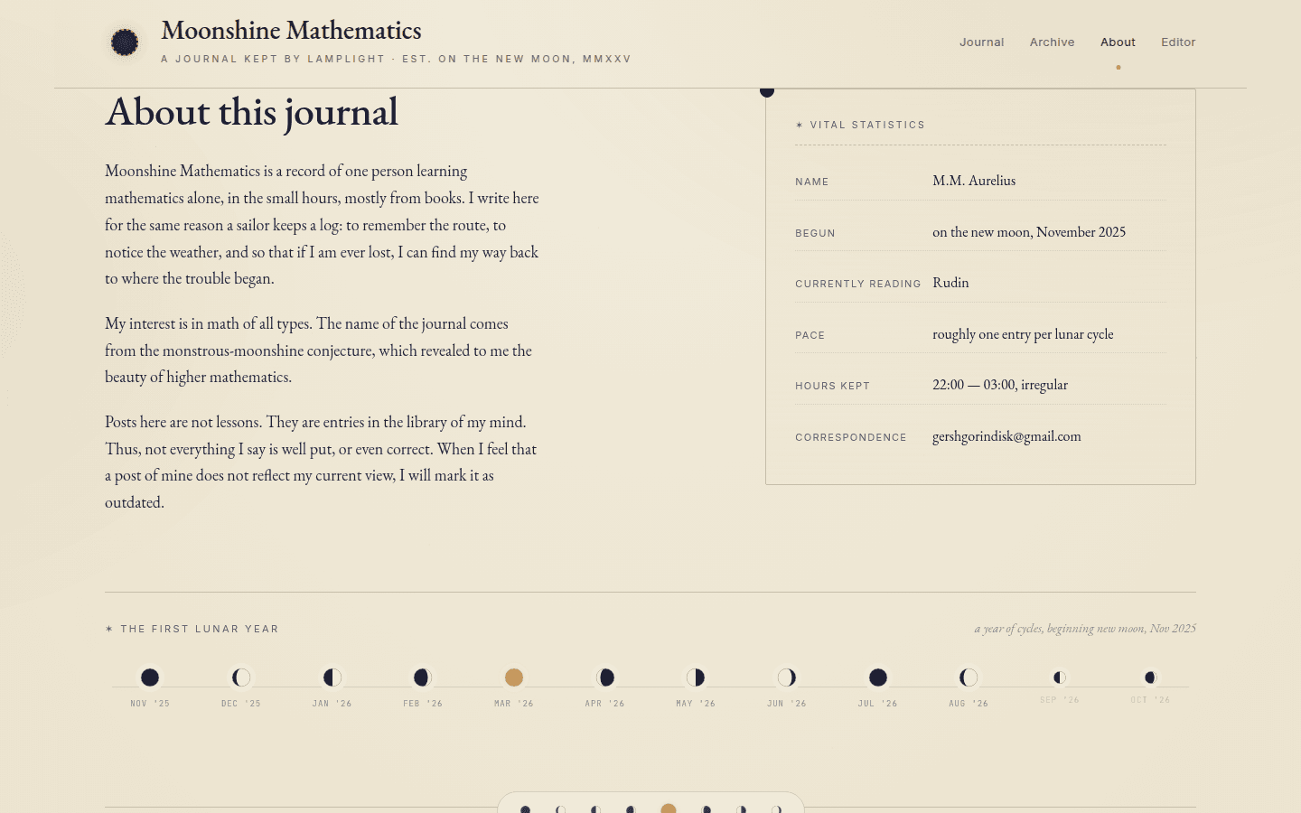 Moonshine Mathematics